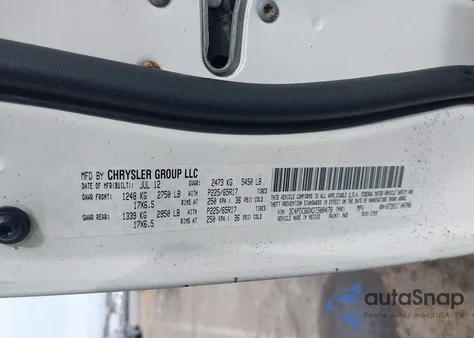 2013 Dodge Journey Sxt из США, поврежденный, VIN 3C4PDCBGXDT500478